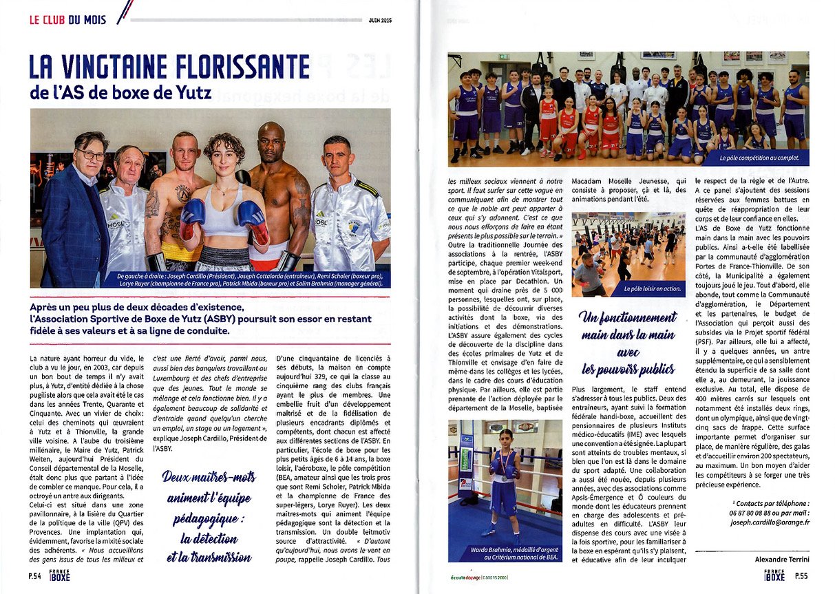 ARTICLE FFBOXE